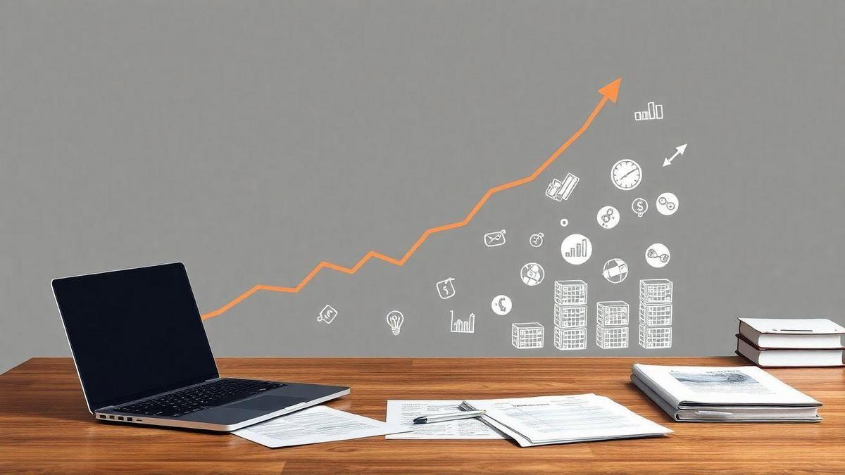 Crescimento de capital e valorização de ações