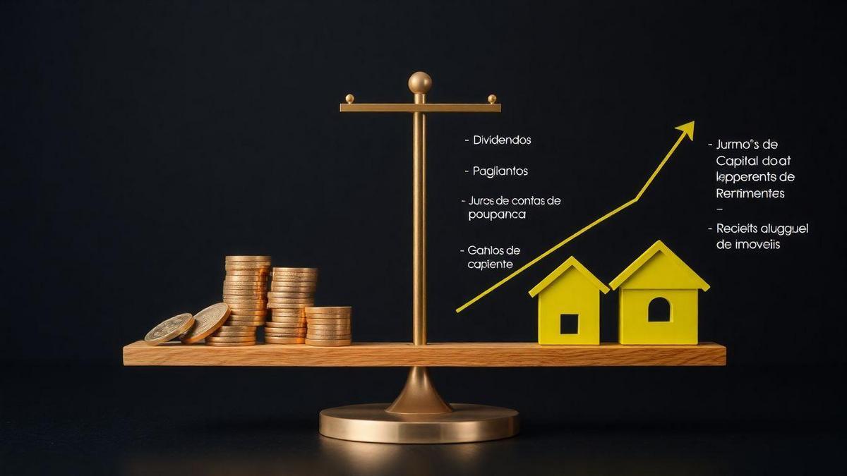 Diferença entre dividendos e outros rendimentos